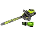 thumbnail image 1 of Greenworks 80V 18-Inch Brushless Chainsaw, 2.0Ah Battery and Charger Included, 1 of 1