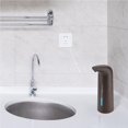thumbnail image 5 of QualitChoice Soap Dispenser Touchless Refill Soaps Pump Battery Operated Sensor Liquid Dispensers Foam Dispensing Tool Bathroom Washroom Deep Wood Grain, 5 of 5