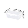 thumbnail image 2 of EGNMCR Lunch Bags for Women Lunch Box Bento Box Plastic Transparent Fruit And Vegetable Storage Box Sealed Lunch Box Storage Tank, 2 of 4
