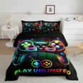 thumbnail image 2 of Kids Game Comforter Sets Toddler Size, Gamer Comforters & Duvets, Breathable 2-Piece, 2 of 6