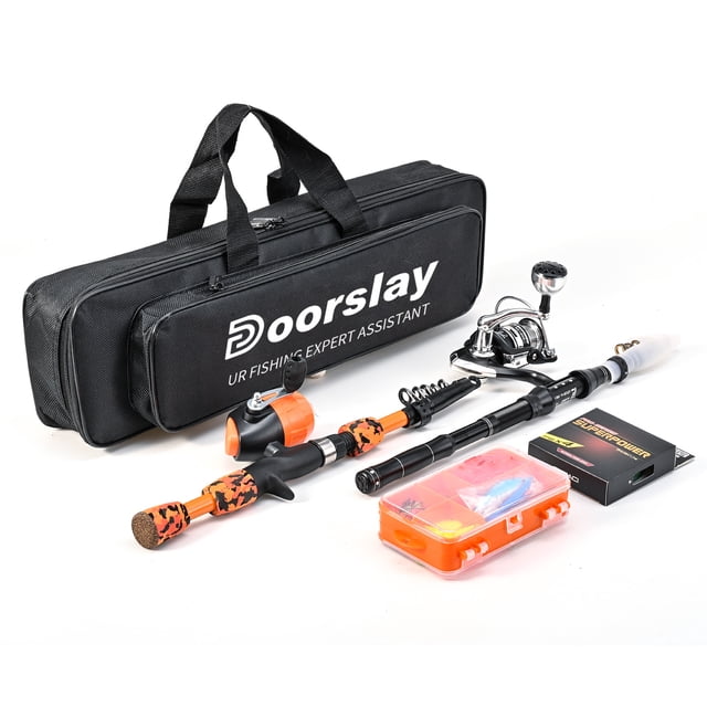Telescopic Fishing Rod And Reel Combo 2.1m Carbon Short Sea Rod 1.8m Lure Rod Handle Set For Parent-Child