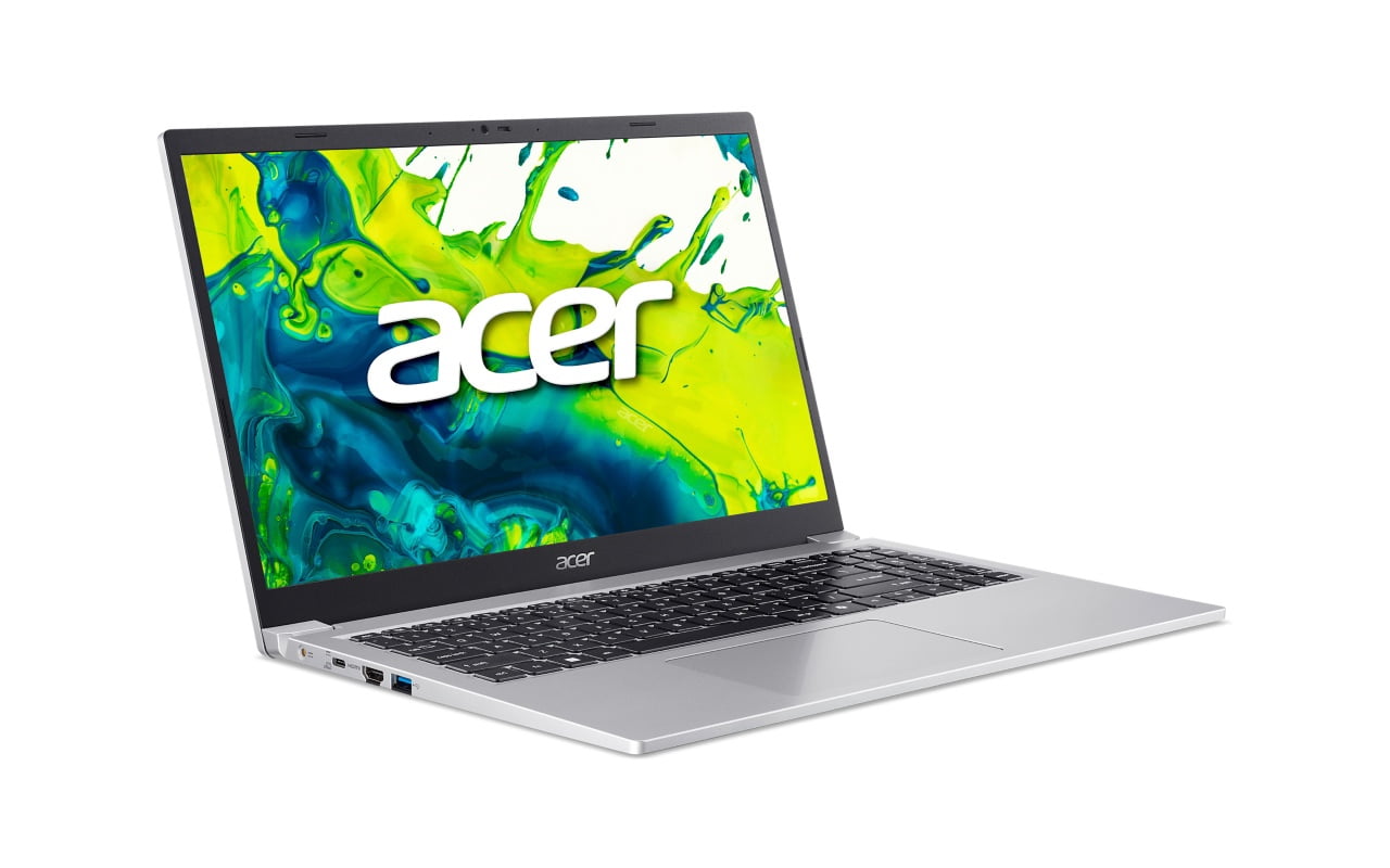 Acer Aspire Lite 15.6" FHD IPS Laptop, Intel N150, 8GB DDR4 RAM, 128GB SSD, Windows 11, Abonnement d’un an à Microsoft 365 inclus