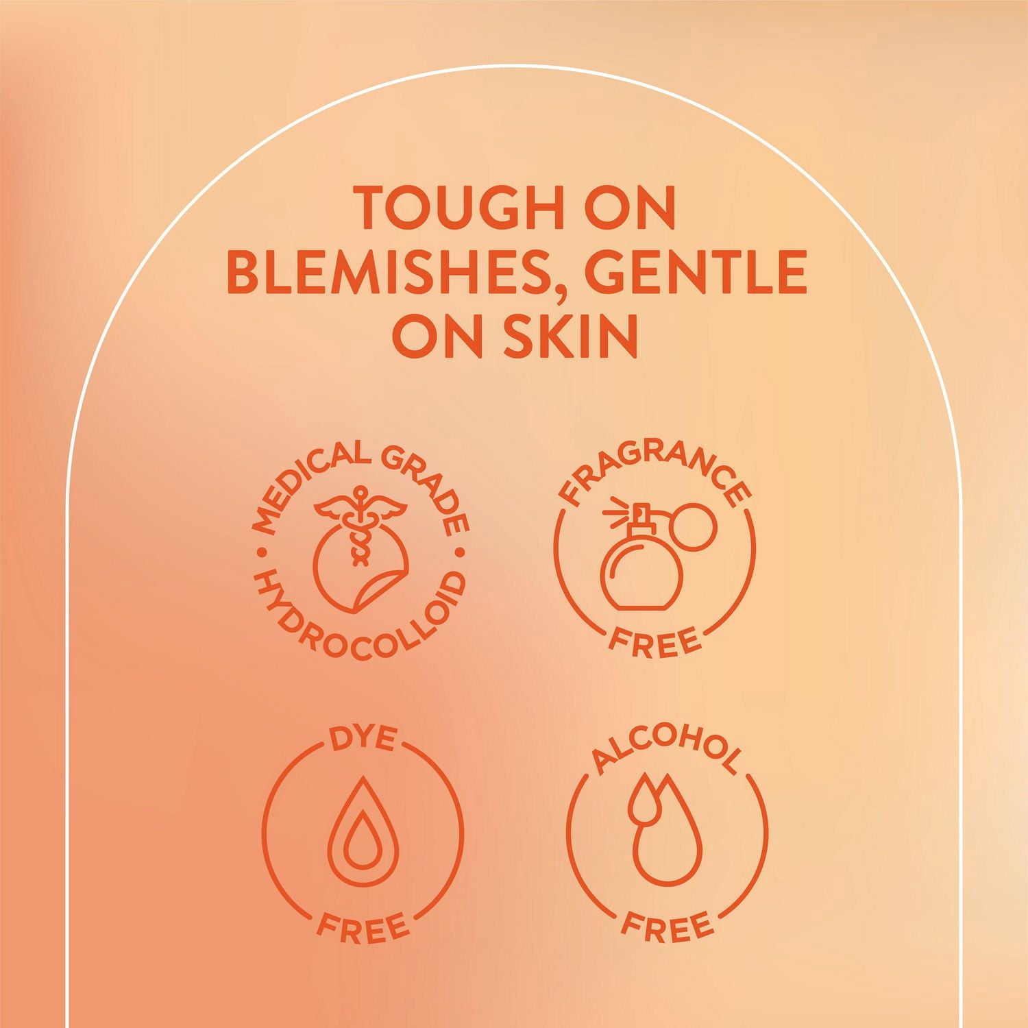 Bioré Timbres Absorbants Multi-Action pour Sébum et Acné / Timbre Hydrocolloïde pour Peau Grasse, Grands Timbres