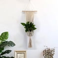 thumbnail image 4 of DOLITY Home Garden Hanging Basket Woven Planter Pot Can Hanger Bag Window Box 109cm, 4 of 9