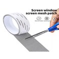 thumbnail image 3 of DEBGFS Mosquito Net Screen Repair Patch With Adhesive Backing  Self-adhesive Net Mesh Magic Tap  Ideal For Fix Holes On Window & Netting Curtain,Grey,50mm wide * 2m long, 3 of 7