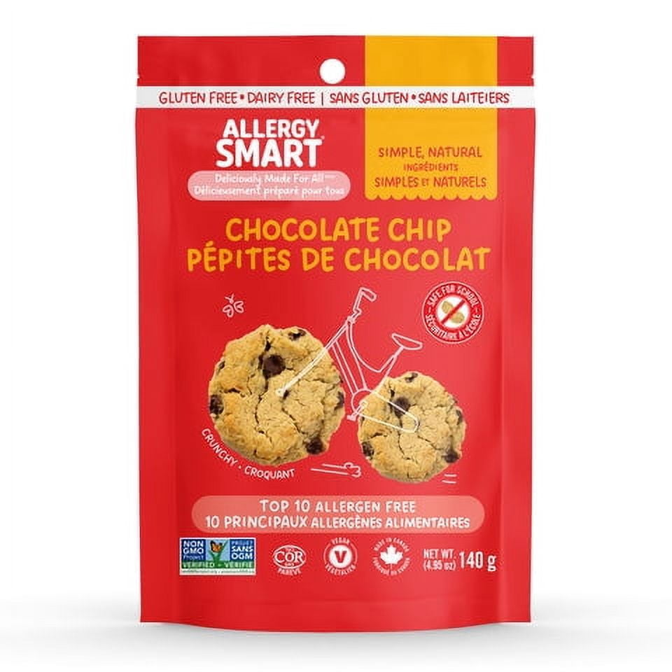 Allergy Smart Gluten Free Chocolate Chip Cookies