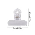 thumbnail image 3 of Transparent Plastic Clip for Documents and Small Bills Dovetail Design with Long Tail Flexible and Stable Grip Rust-Proof for Long-Term Storage Suitable for Office School and DIY Projects Lightweight, 3 of 6