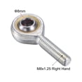 thumbnail image 3 of Uxcell Rod End Bearing Self-lubricated Joint Bearing Right Hand Male Thread Connector 8mm, 3 of 6