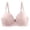 Beige, variant on Women Lace Front Button Shaping Cup Adjustable Shoulder Strap Large Size Underwire Bra