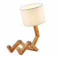 thumbnail image 2 of BELOVING Lampe de Chevet Moderne Réglable en Bois Lampe de Bureau de Table de Nuit Salon Jaune, 2 of 8