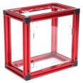 thumbnail image 4 of DIY Cadre Ouvert Conception Aluminium Alliage ITX Eau Refroidissement Ordinateur PC Cas Châssis (S) Rouge, 4 of 14