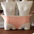 thumbnail image 4 of cfhntfmh Plus Size Panties for Women Soft High Waisted Full Coverage Briefs Breathable Color Block Seamless Underwear, 4 of 6