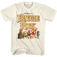 thumbnail image 1 of Fraggle Rock Fraggies And Logo Natural Adult T-Shirt 4Xl, 1 of 2