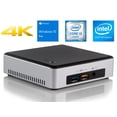 thumbnail image 1 of Remis à Neuf Intel NUC5i3RYK Mini Ordinateur de Bureau, Intel i3-5010U Double Cœur 2,1 GHz, 8 Go RAM, 128 Go SSD, MiniDP, Mini HDMI, Wi-Fi, Bluetooth, Windows 10 Pro, 1 of 8