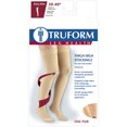 thumbnail image 3 of Truform Bas Cuisse, Bout Fermé, Dessus à Pois : 30-40 mmHg, Beige, Très Grand, 3 of 7