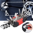 thumbnail image 2 of Bike Wrench Tool 16-In-1 Multifunction High Strength Folding Professional Cycling Mountain Bike Screwdriver Tire Repair Tool Cycl, 2 of 10