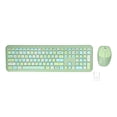 thumbnail image 2 of 2.4G Wireless Keyboard and Mouse Combo, 110 Keys Full Size Ergonomic Retro Design, Silent Mute Keys, Plug & Play for PC,Mac,Laptop No Driver Needed, 2 of 7