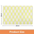 thumbnail image 3 of Checkered Bath Mat, Absorbent Bathroom Rugs Machine Washable Cute Small Indoor Doormat Non-Slip Bath Rugs for Shower Sink Tub, 20x32 in, 3 of 5