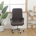 thumbnail image 1 of Meitianfacai Solid Color Brushed High Elastic Chair Cover Soft And Comfortable Chair Seat Cover -proof And Dirt- Chair Slipcover Suitable For Dining Chair, 1 of 9