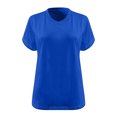 thumbnail image 4 of DPTALR T-shirt de Base d'Été Surdimensionné à Manches Courtes Col en V pour Femmes, 4 of 4