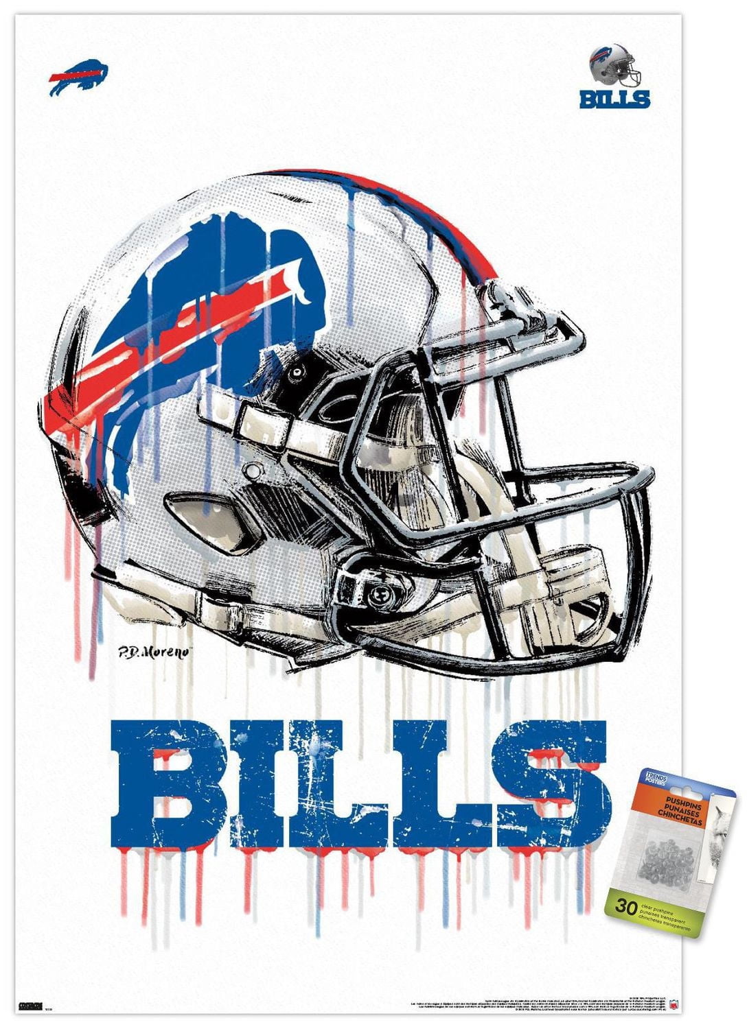 NFL Buffalo Bills - Casque anti-goutte 20