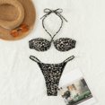 thumbnail image 4 of Ensemble Bikini String pour Femmes Maillot de Bain Sexy Bikinis String Haut Licou avec Bas Strings, 4 of 8