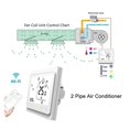 thumbnail image 3 of 2 4 Pipe WiFi Smart Central Air Conditioner Thermostat 3 Speed Fan Coil Unit Temperature Controller ,Easy to Install, 3 of 6