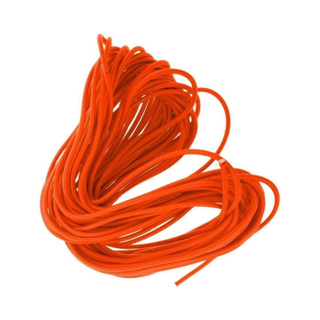 facefd 6mm Elastic Bungee Rope Shock Cord Elastic Shock Tie Down Roof Rack UV Stable Orange 50m