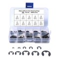 thumbnail image 4 of Miulika 160 Pcs Sp Acier E-Clip Kit d'Assortiment de Clips de Retenue 9 Tailles, 4 of 9