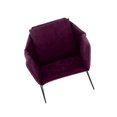 thumbnail image 1 of Miniature Canapé de Maison de Poupée Fauteuil Meubles de Maison de Poupée Canapé 1/6 Violet, 1 of 9