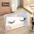 thumbnail image 4 of 50 Count Lash Bags Eyelash Makeup Bags with Zipper Adorable 18x13cm White, 4 of 9