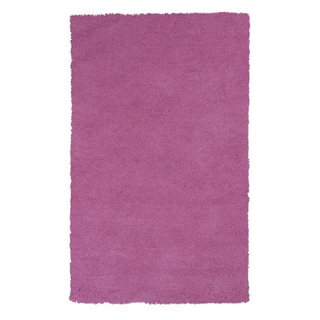 HomeRoots 350102 Tapis en Polyester Rose Vif 8 x 11 Pi