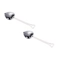 thumbnail image 1 of Oleegame 2PC Stainless Steel Tea Infuser Spoon Strainer Steeper Handle Tea Strainer Tool Silver, 1 of 4