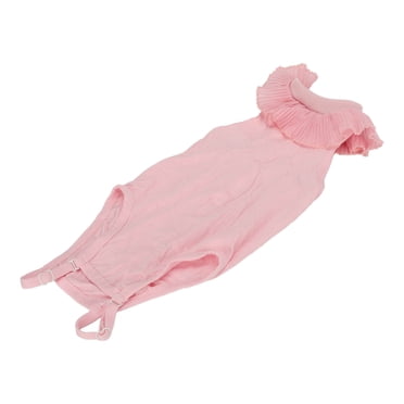 Combinaison de Récupération Chirurgicale pour Chat après Accroc, Col en Dentelle Confortable, Modal Rose pour Plaies Abdominales S,m,L