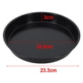thumbnail image 3 of 6-10In Microwave Oven Pan Chip Tray Dish Pizza Bacon Baking Non-Stick Cook Tray, 3 of 7