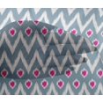 thumbnail image 4 of oneOone Viscose Chiffon Fabric Chevron Ikat Print Sewing Fabric BTY 42 Inch Wide, 4 of 4