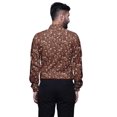 thumbnail image 2 of BESTMAN Chemise Décontractée Imprimée pour Hommes Coupe Ajustée à Boutons Manches Longues, 2 of 5