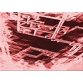 thumbnail image 1 of Ahgly Tapis Rectangulaire Lavable en Machine Intérieur Transitionnel Rouge Canneberge, 4 Pieds x 6 Pieds, 1 of 7