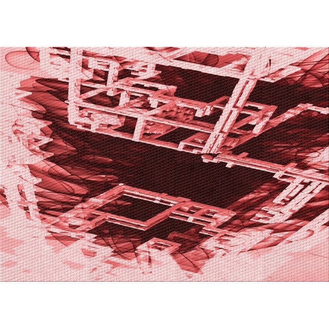 Ahgly Tapis Rectangulaire Lavable en Machine Intérieur Transitionnel Rouge Canneberge, 4 Pieds x 6 Pieds