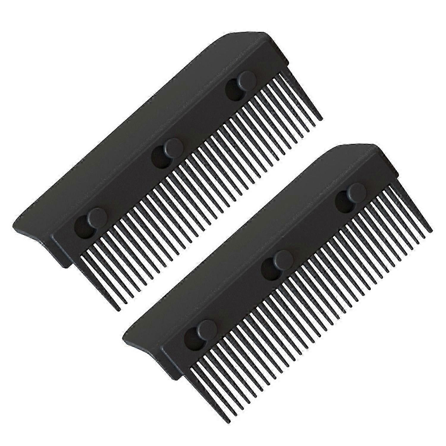 2Pcs Hair Straightener Comb Attachment Flat Iron Straightening Comb Accessories Professional Home