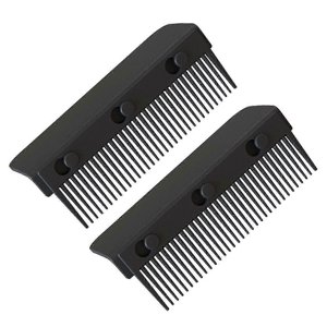 2Pcs Hair Straightener Comb Attachment Flat Iron Straightening Comb Accessories Professional Home