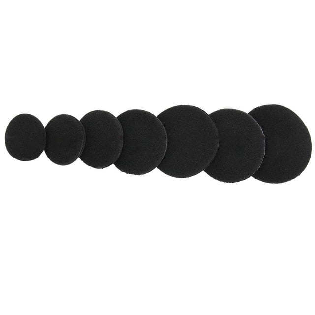 Maoww 1 Paire de Coussinets d'Écouteurs Ronds pour Casque de Jeu Protection Auditive Coussinets en Éponge Respirants 50mm