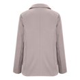 thumbnail image 4 of ManxiVoo Professional Womens Blazer Cardigan Open Front Lightweight Office Wear Versatile Spring Layering Piece S Size Khaki, 4 of 6