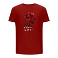thumbnail image 4 of Weiqiqre T-Shirts pour Homme T-Shirt à Imprimé Graphique Col Rond Manches Courtes T-Shirt Décontracté Hauts, 4 of 4