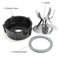 thumbnail image 1 of MEGICOT 6 Fins Blade Compatible with Oster Osterizer Blender with 5 Ribs Bottom Base Sealing Gasket, Extractor Blade Replacement Parts, 1 of 5