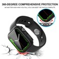 thumbnail image 4 of 2pcs Compatible for  Watch Series 7 41mm Case Ultra-Thin Hard PC Bumper Case All-Around Protective Cover, 4 of 7