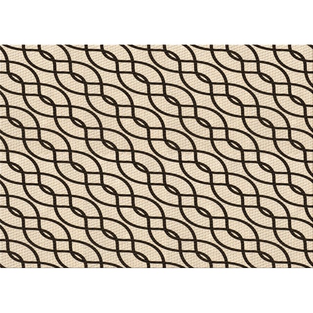 Ahgly Company Machine Washable Indoor Rectangle Transitional Coffee Brown Area Rugs, 2' x 3'