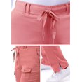 thumbnail image 4 of Adar Pro Women's Skinny Leg Yoga Scrub Pants, Rapture Rose, XL, 4 of 7