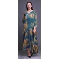 thumbnail image 2 of Bimba Kaftan Floral pour Femmes, Tenue d'Intérieur de Vacances, Robe Maxi, Couvre-Maillot de Plage-S-L, 2 of 5