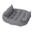 thumbnail image 2 of Dog Bed for Small Medium Dogs, Calming Cat Beds for Indoor Cats, Washable Soft Gray M, 2 of 8
